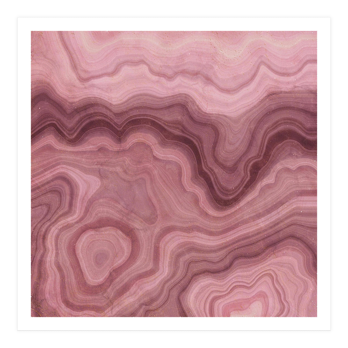 Pink Agate Texture 07  (Print Only)