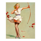 Pinup Sexy Girl Playing A Cupid (Print Only) thumbnail