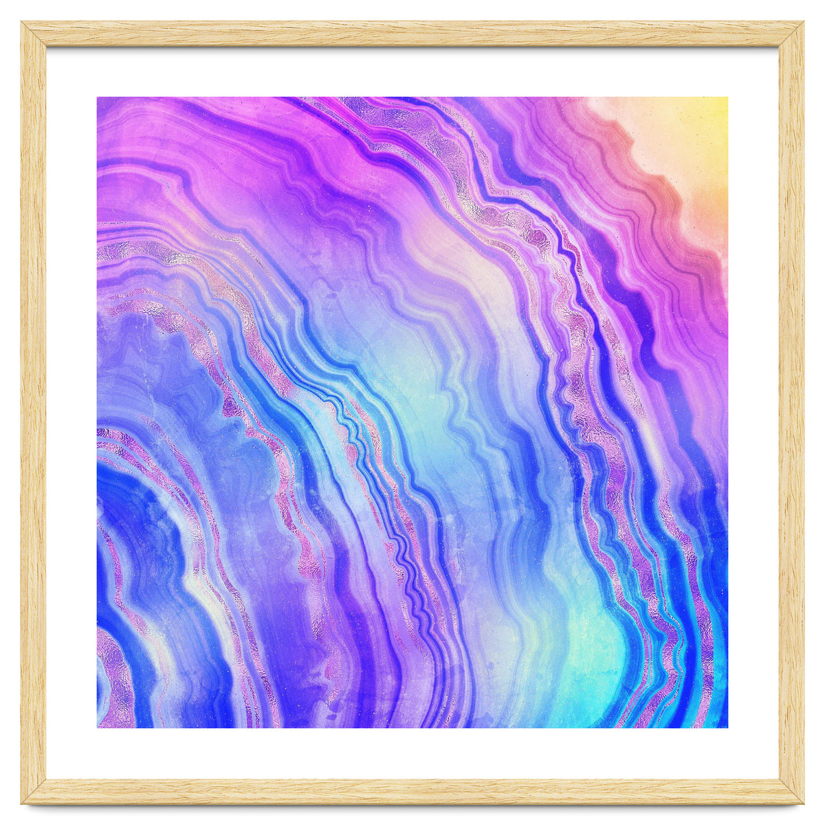 Neon Agate Texture 07