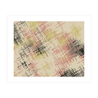Geometric Cross Patterns Muted  (Print Only)