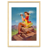 Pinup Sexy Binoculars Girl thumbnail