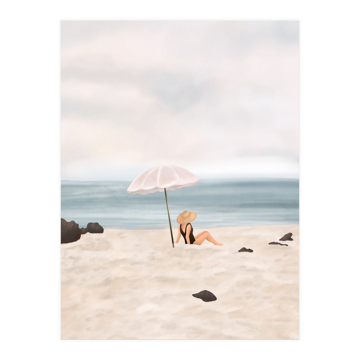 Beach Morning II (Print Only)