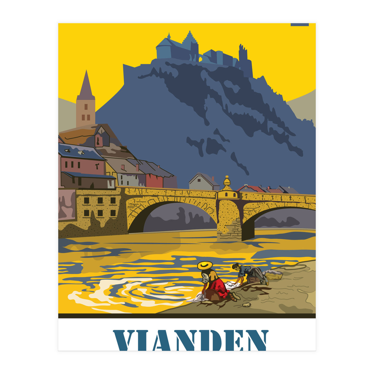 Vianden Luxembourg (Print Only)