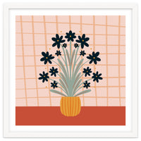 Floral Vase Orange