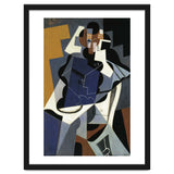 Juan Gris (Madrid, 1887-Boulogne-sur-Seine, 1927). Seated Woman (1917). Oil on panel. 116 x 73 cm. thumbnail
