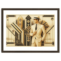 Gatsby Gentleman Art Deco Scene