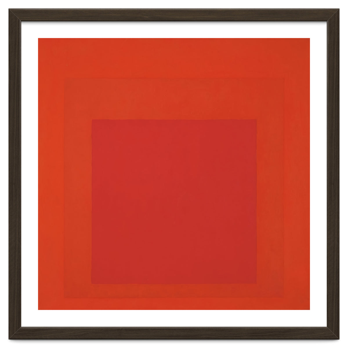 JOSEF ALBERS - HOMAGE TO THE SQUARE RED