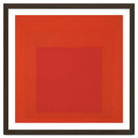 JOSEF ALBERS - HOMAGE TO THE SQUARE RED