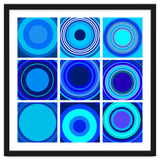 Circles & Rectangles Alt Blue 3 X 3: 3 thumbnail
