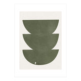 GREEN WATERCOLOR SHAPES NO.3 (Print Only) thumbnail