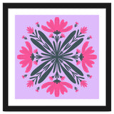 Magenta mandala flowers thumbnail