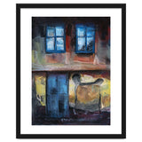 Pastel impression of an old house facade thumbnail