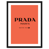 Prada Marfa, Fashion Sign Poster, Chic Decor, thumbnail