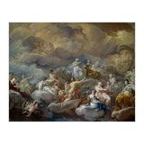 Corrado Giaquinto / 'Saints in Glory', 1755-1756, Italian School, Oil on canvas, 97 cm x 137 cm, ... (Print Only) thumbnail