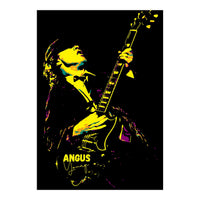 Angus Young Australian Musician Legend (Print Only)