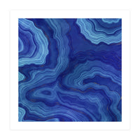 Blue Agate Texture 05 (Print Only)