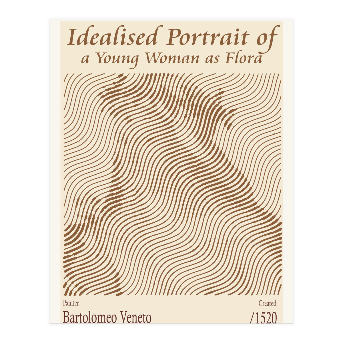 Idealised Portrait Of A Young Woman As Flora – Bartolomeo Veneto (1520) (Print Only)