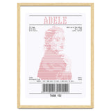 Receipt Art Adele Red thumbnail