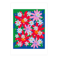 Bold Colorful Daisies (Print Only)