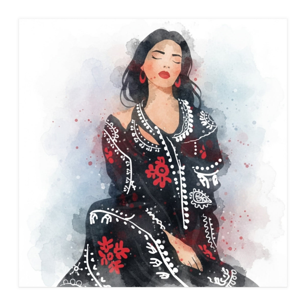 Boho Woman Kurdish (Print Only)