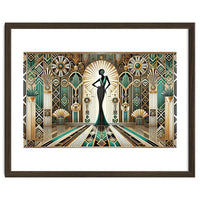 Art Deco Glamour Woman