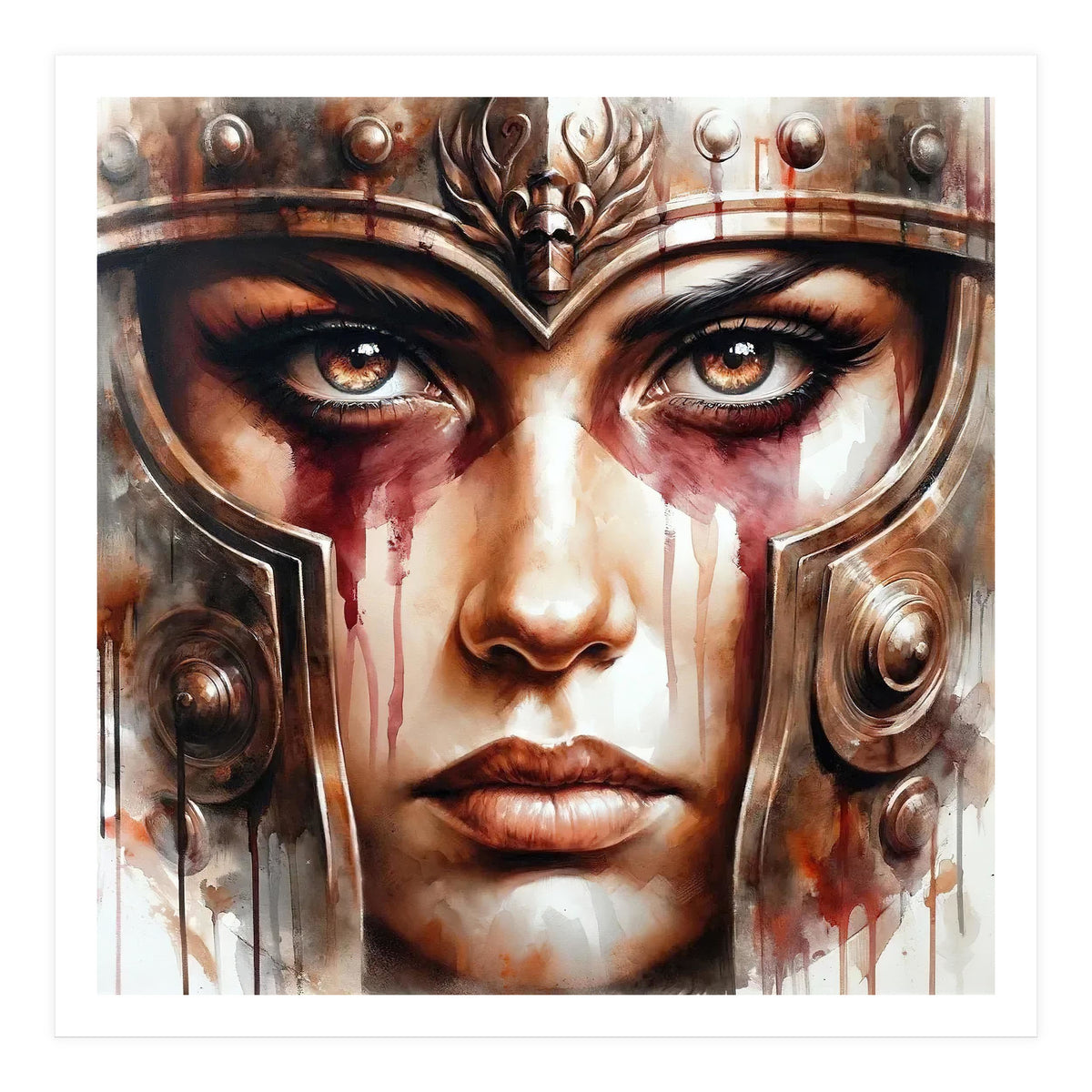 Iron Helm Warrior Queen (Print Only)