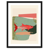 Red Fish Abstract