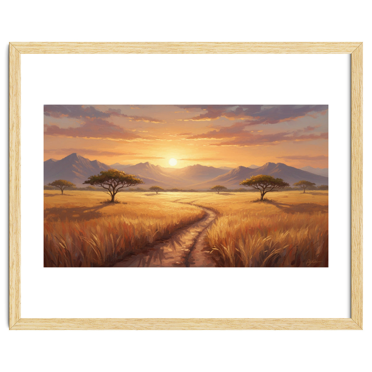 Golden Peak Sunset