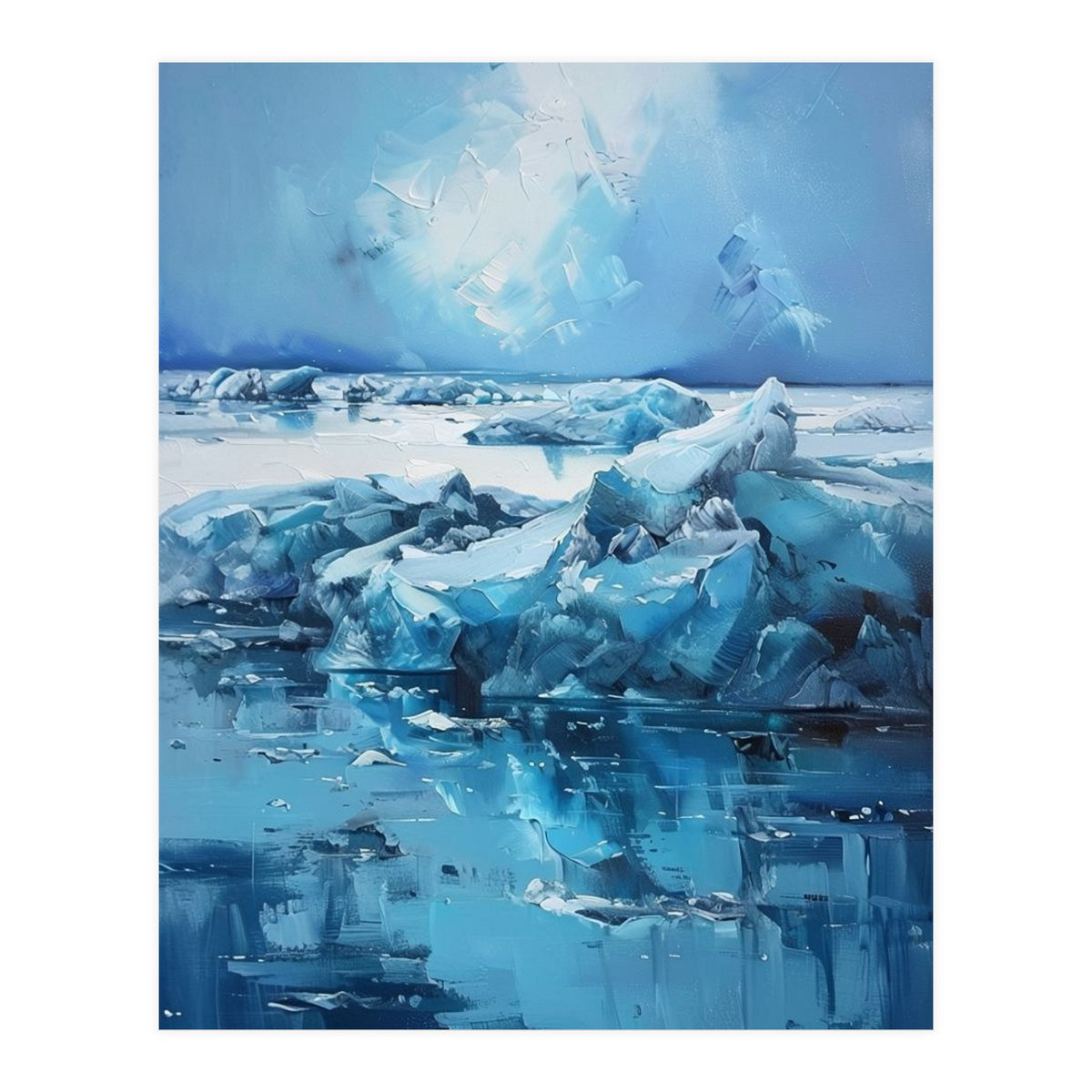 The Silent Fracture of Cerulean Giants (Print Only)