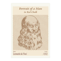 Portrait Of A Man In Red Chalk (self Portrait) – Leonardo Da Vinci (1512) (Print Only)