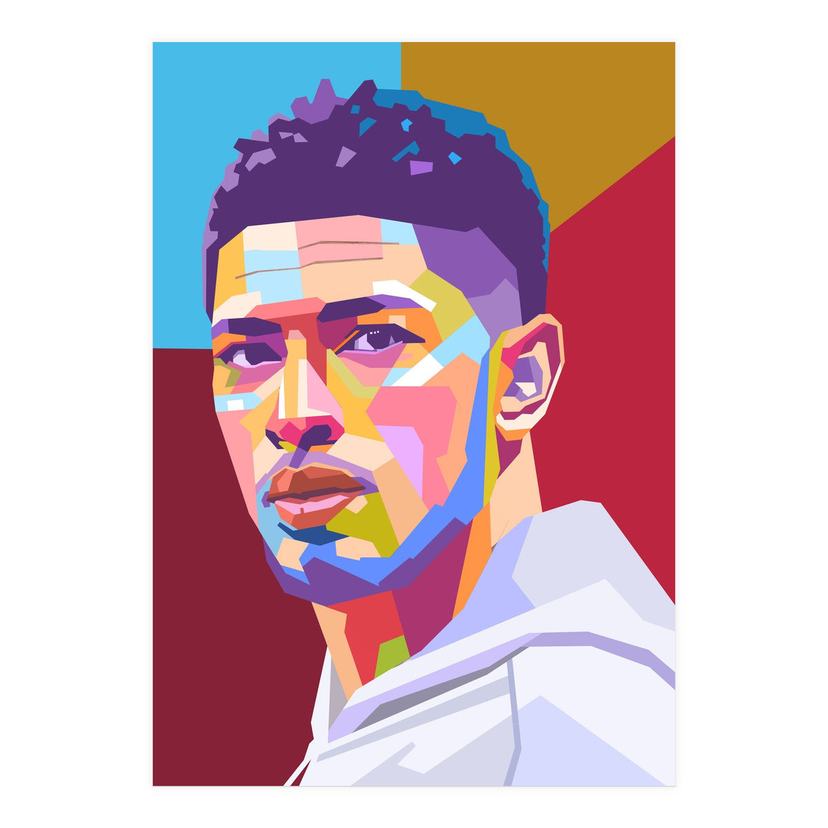 Jude Bellingham pop art portrait (Print Only)