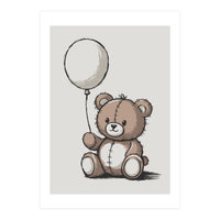 Cute Teddy Bear (Print Only)