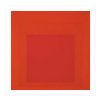 JOSEF ALBERS - HOMAGE TO THE SQUARE RED (Print Only)