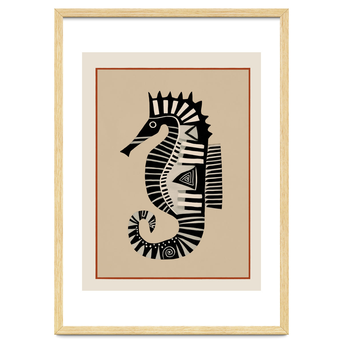 Striped Seahorse II