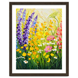 Sun-Drenched Wildflower Meadow Oil Painting thumbnail