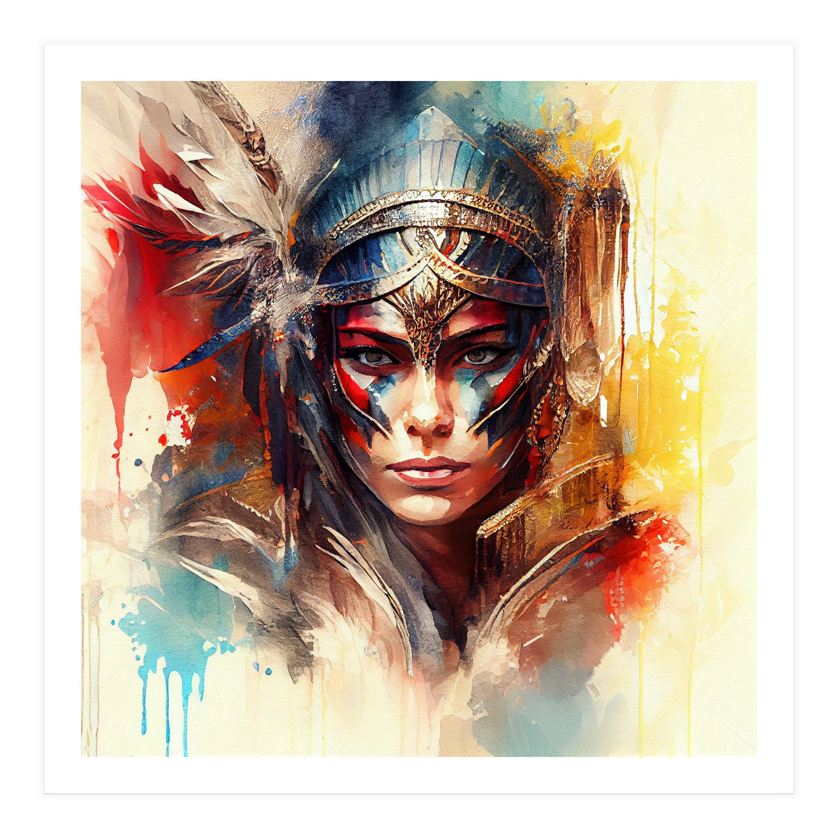 Powerful Warrior Woman #5 (Print Only)