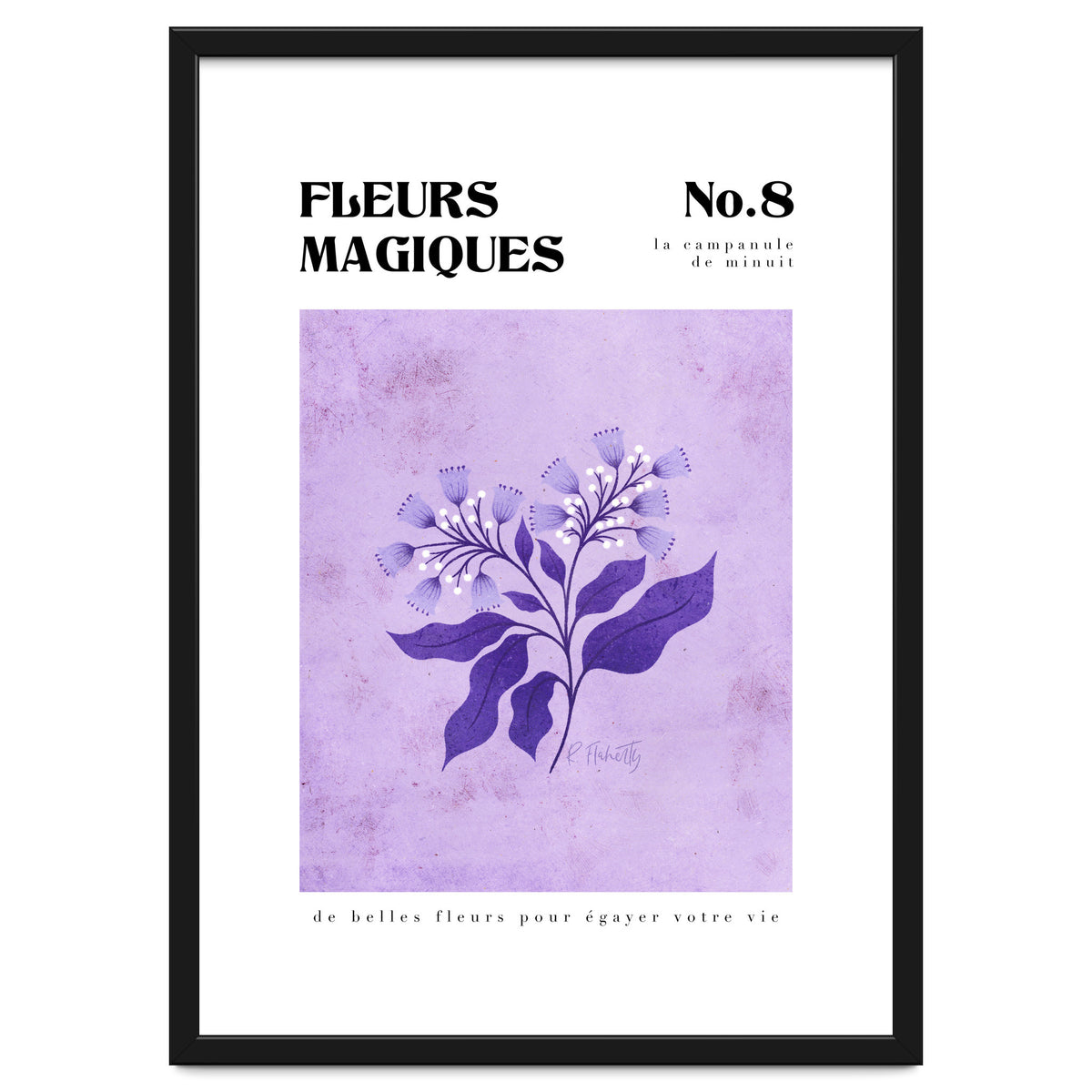 Magical Flowers No.8 Midnight Bellflowers