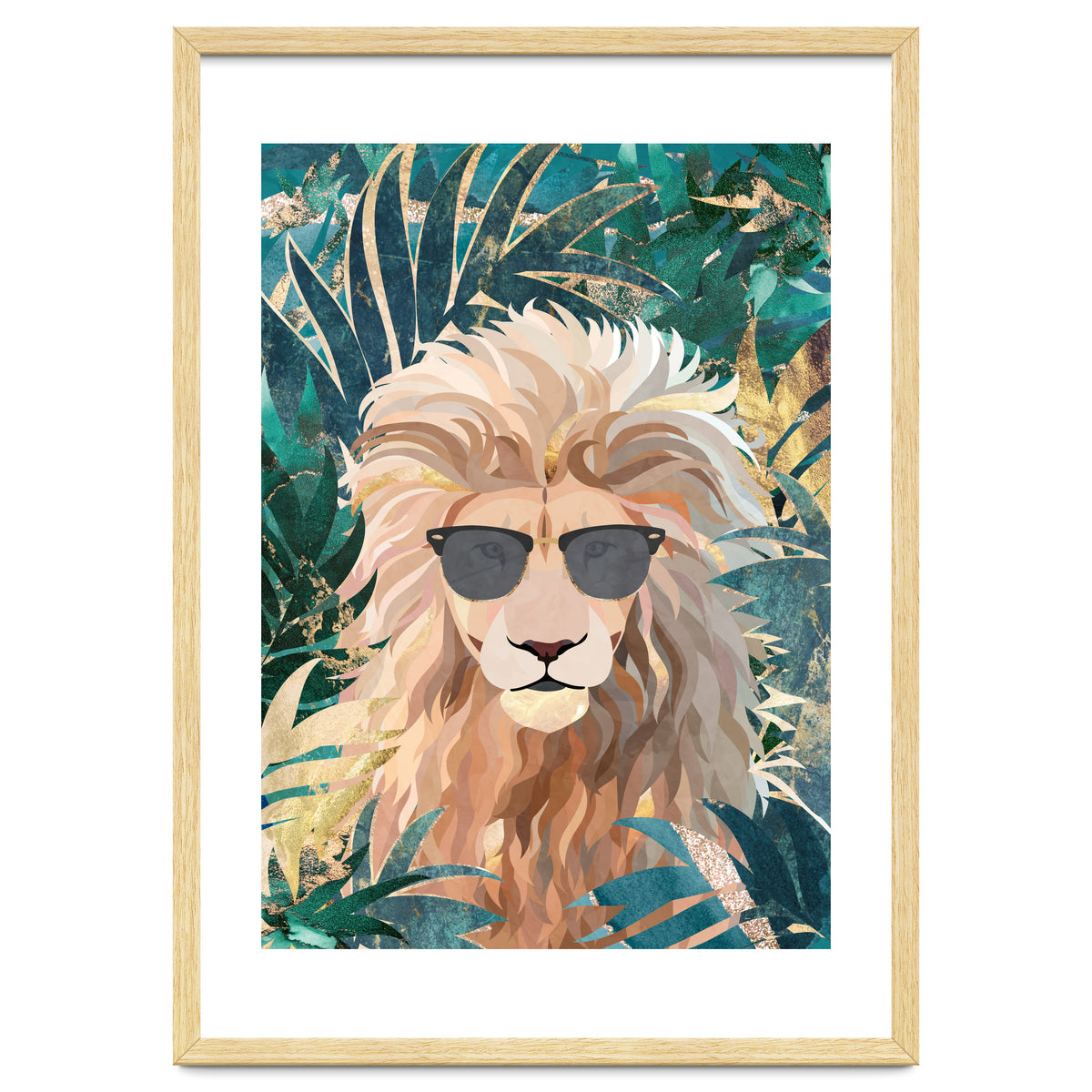 Lion Jungle wearing sunglasses