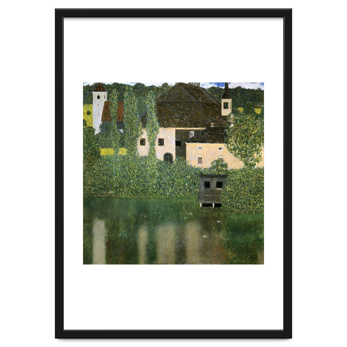 'Water Castle', 1908, Oil on canvas, 102,5 x 102 cm.