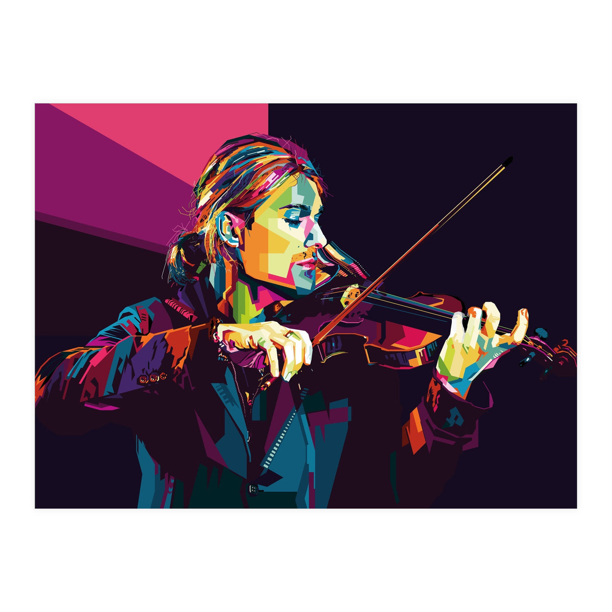 David Garrett Style WPAP (Print Only)