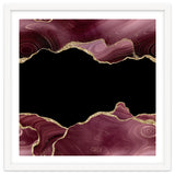 Burgundy & Gold Glitter Agate Texture 04 thumbnail