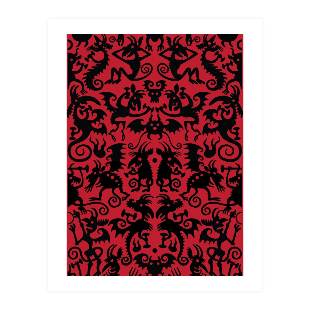 Crimson Chaos and the Symphony of the Underworld (Print Only)