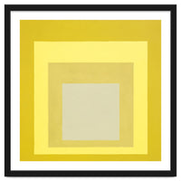JOSEF ALBERS - HOMAGE TO THE SQUARE YELLOW WHITE