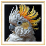 White Cockatoo With Yellow Crest Portrait thumbnail