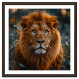 Majestic Lion Portrait Intense Gaze Wildlife thumbnail