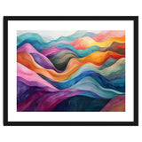 Colorful Abstract Wavy Landscape thumbnail