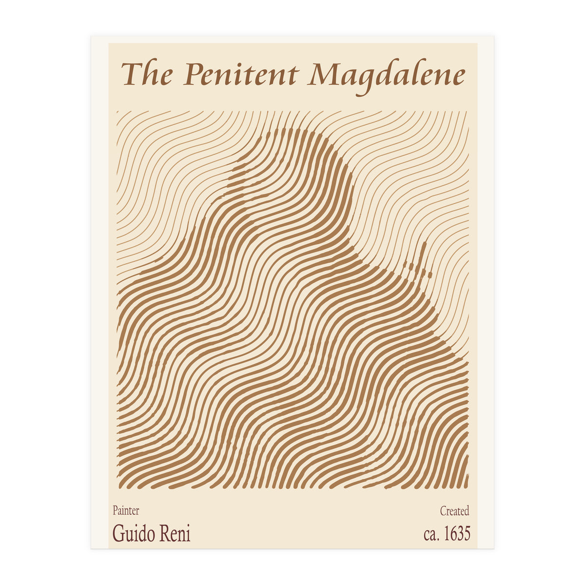 The Penitent Magdalene (ca 1635)  (Print Only)