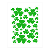Lucky leaf clovers (Print Only) thumbnail