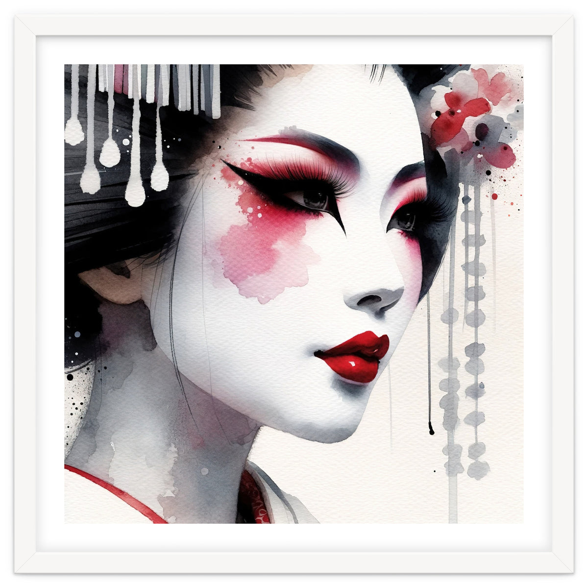 Porcelain Bloom Modern Geisha