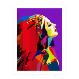 Apache Woman Pop Art Wpap (Print Only) thumbnail